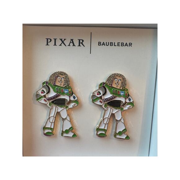 NEW Disney Baublebar X Pixar Buzz Lightyear earrings - Picture 1 of 7